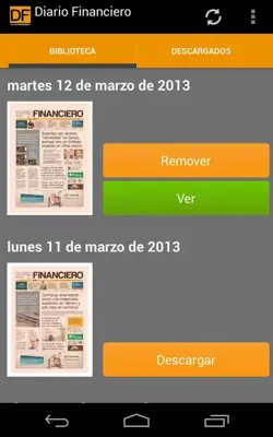 Diario Financiero android App screenshot 3